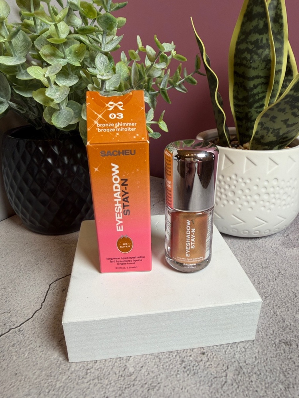 Sacheu Eyeshadow Stay-N Liquid Eyeshadow - Bronze Shimmer (03)